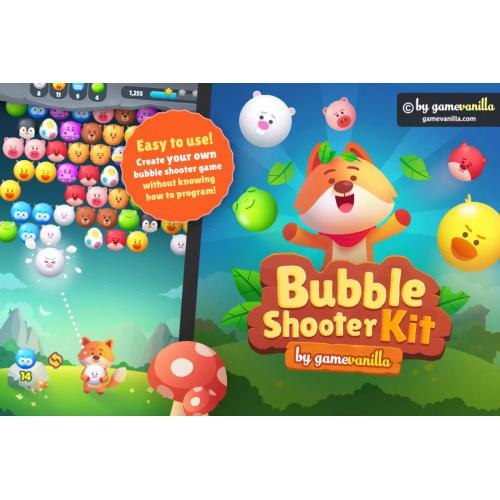 Unity Bubble Shooter Kit 1.1.1泡泡龙射击游戏模板源码